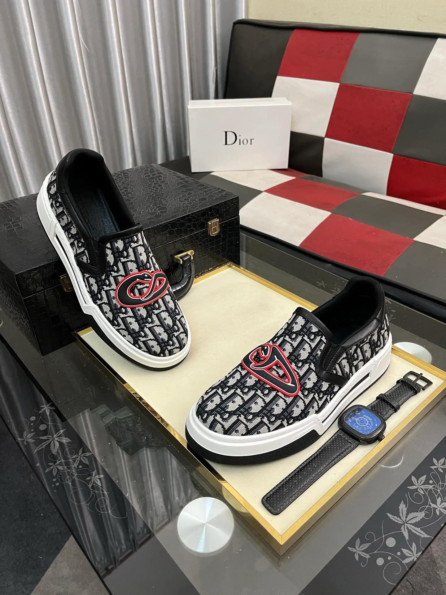 Men's Men's Shoes 💰400⌚️⌚️《Dior DIOR*》The latest and most popular casual shoes, top brand [seduce] luxury~purchase, top~quality. [Strong] The upper is made of imported breathable cowhide material ➕ breathable sheepskin feet (•) with fine workmanship. Original personalized fashionable soft rubber wear-resistant outsole, size: 38-442️⃣colors available